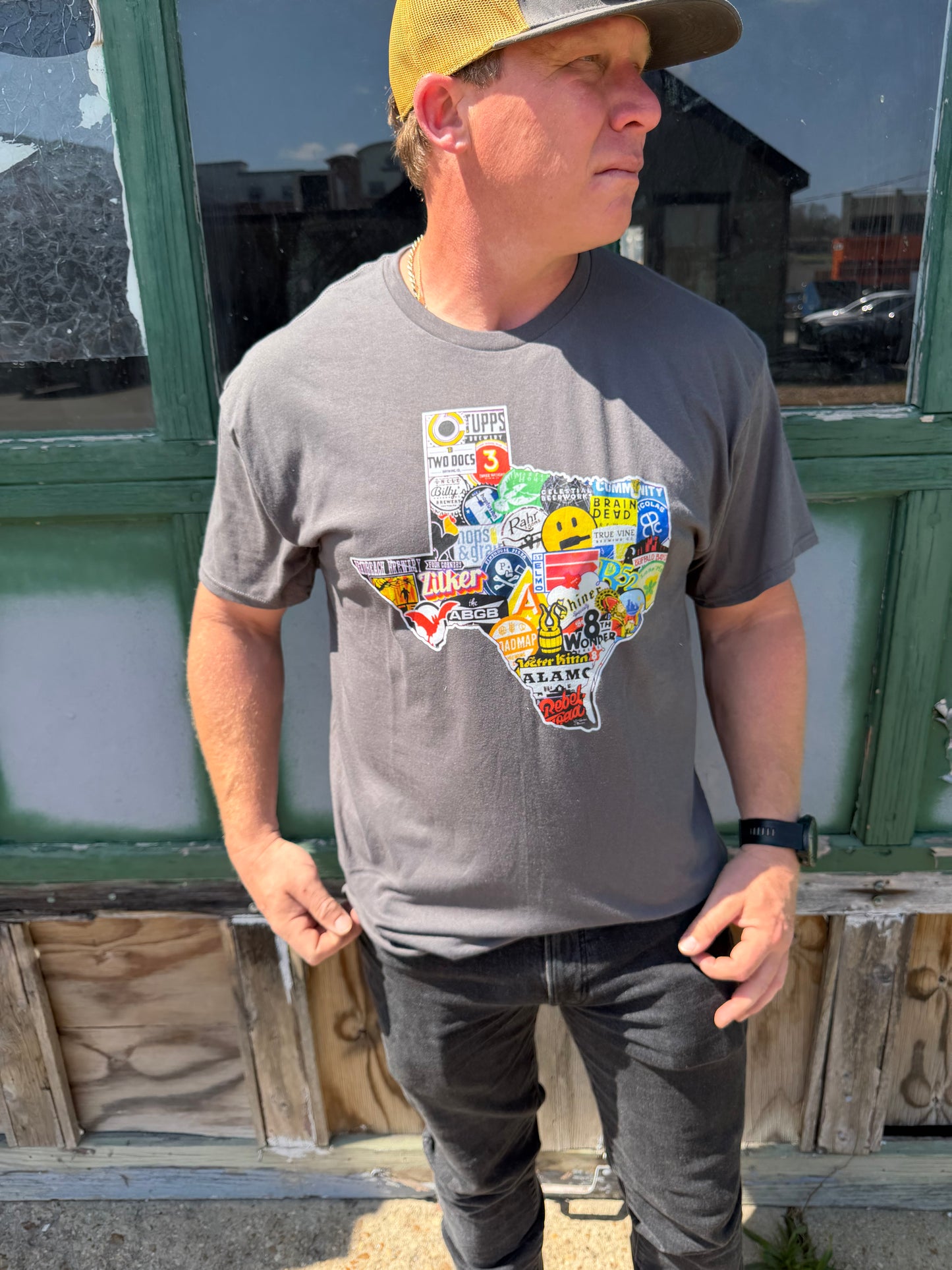 Texas sticker tee