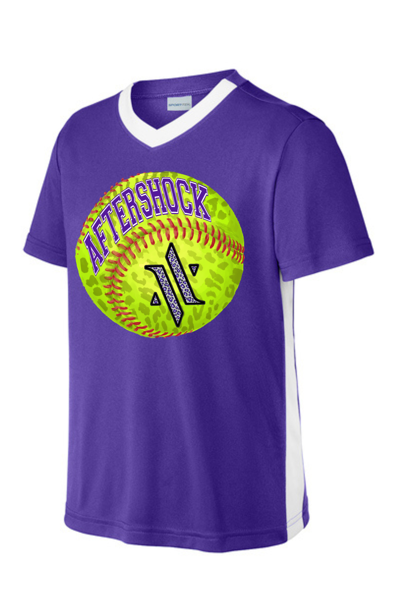 Aftershock V Neck Purple