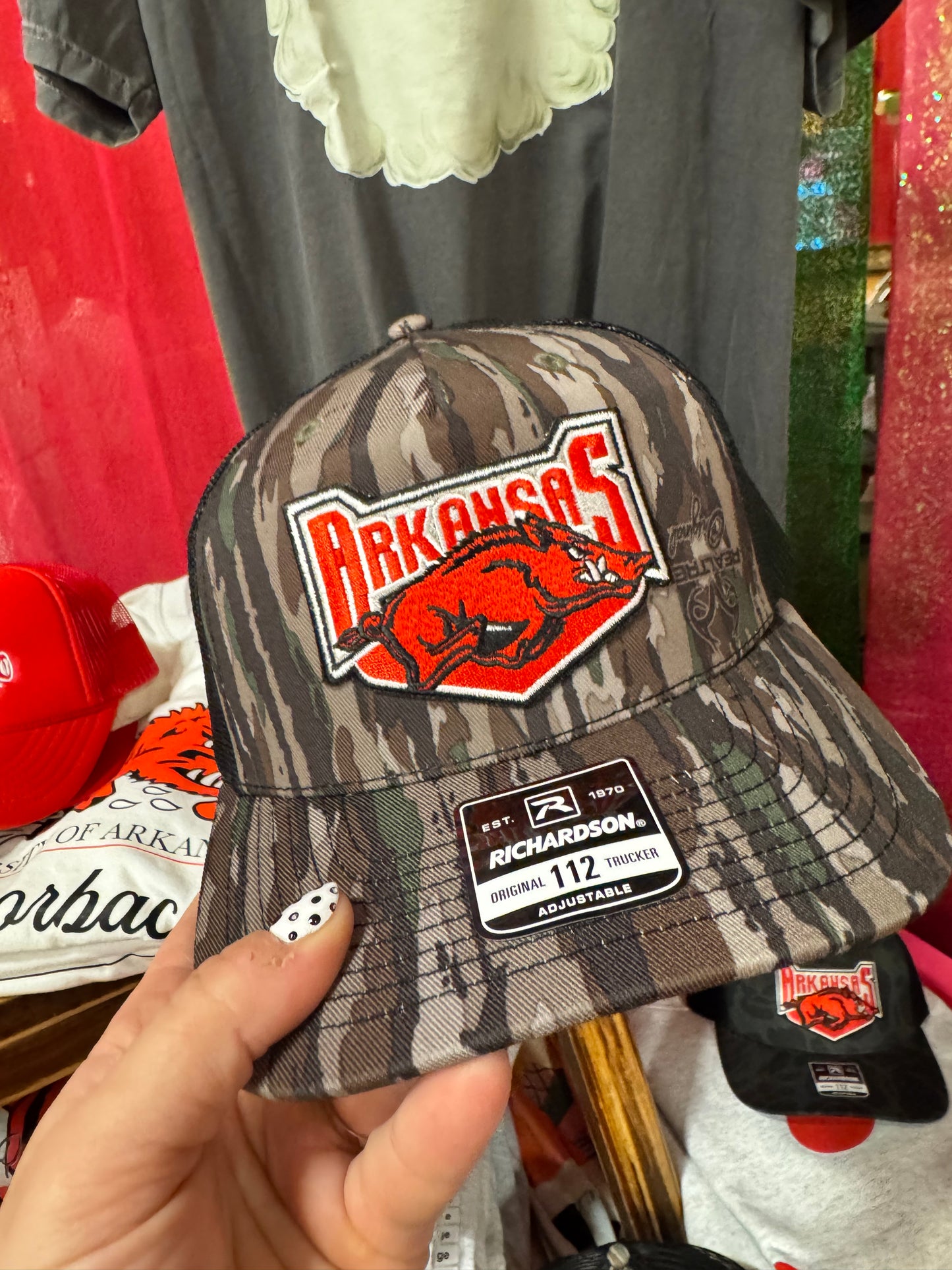 Arkansas Razorback men’s hat (camo)