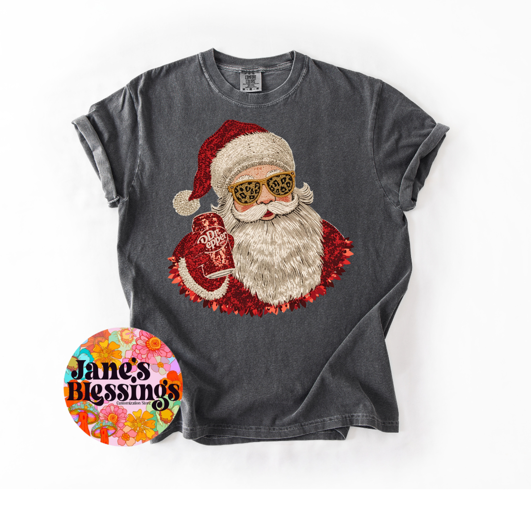 SANTA GLITZY DR PEPPER