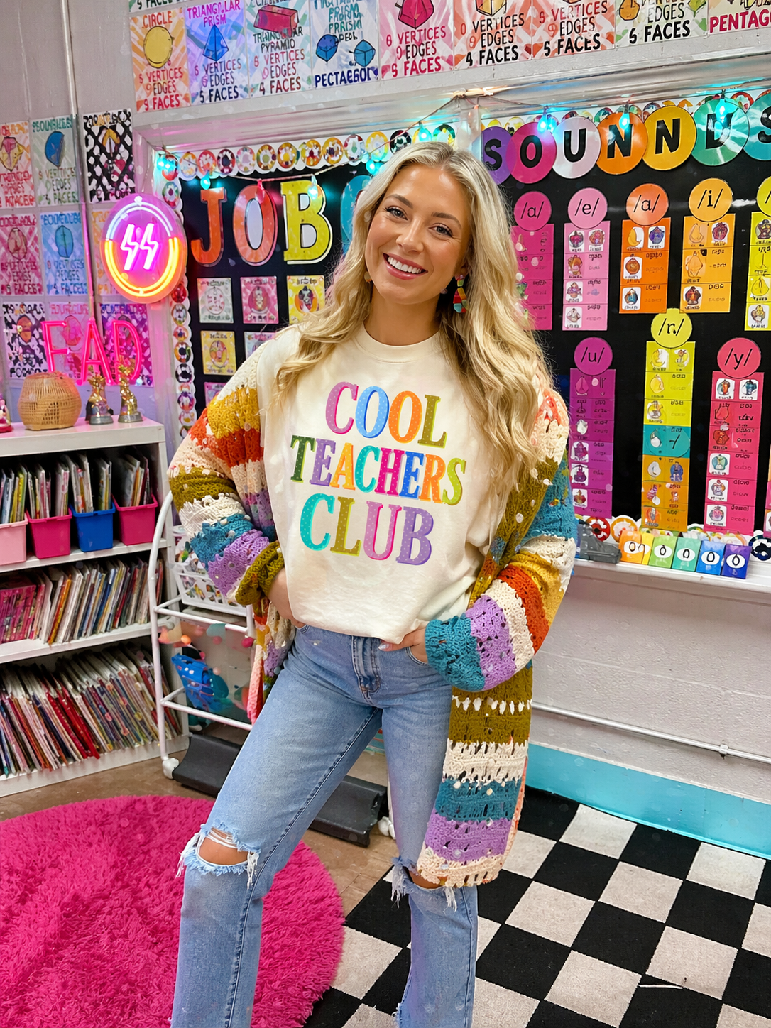 Cool teachers club cream