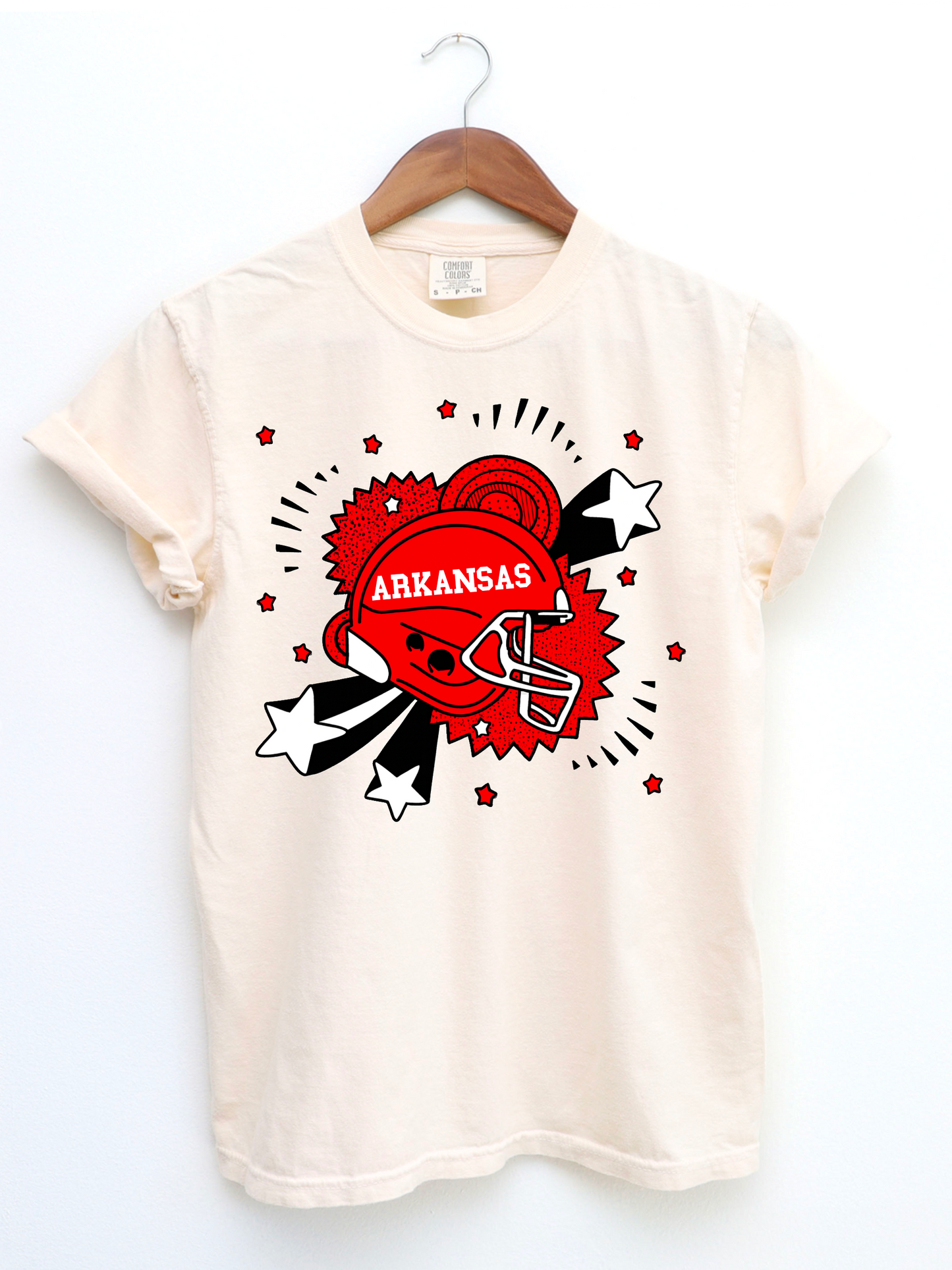 Arkansas Helmet Tee