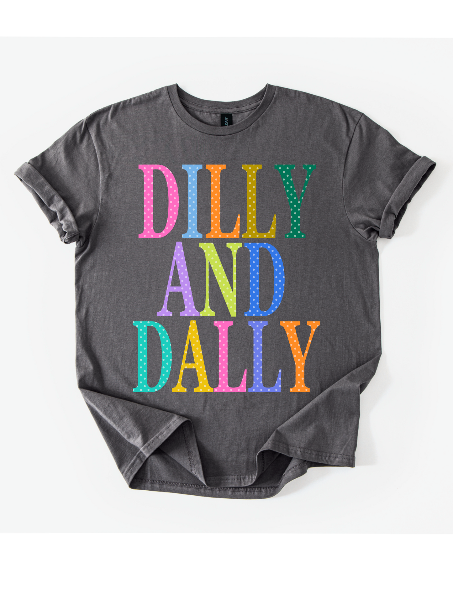 Dilly and dally tee (pepper)