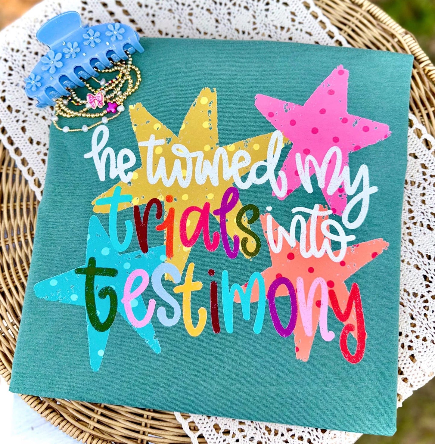 Trials into Testimony Tee