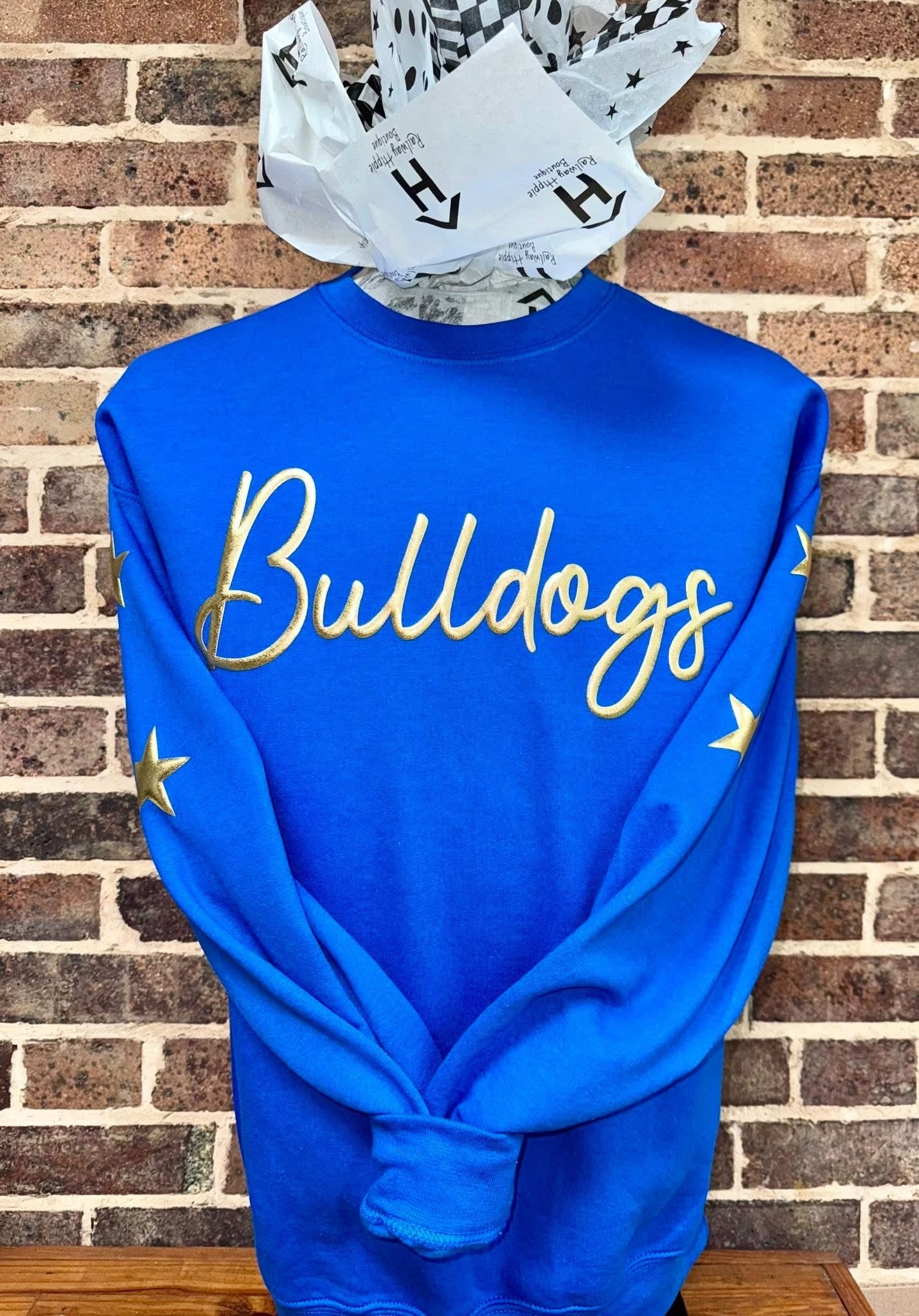 Star Mascto/Team Sweatshirt and Tee w/ Puff Metallic
