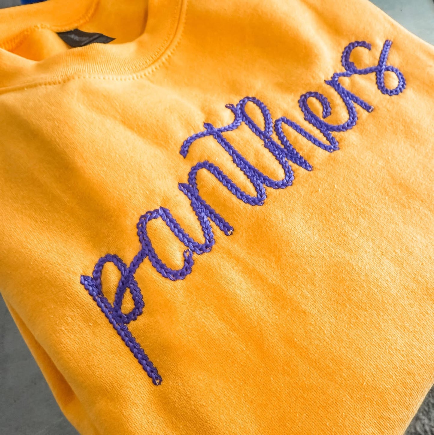 Custom Chain Embriodery Sweatshirt or Tee