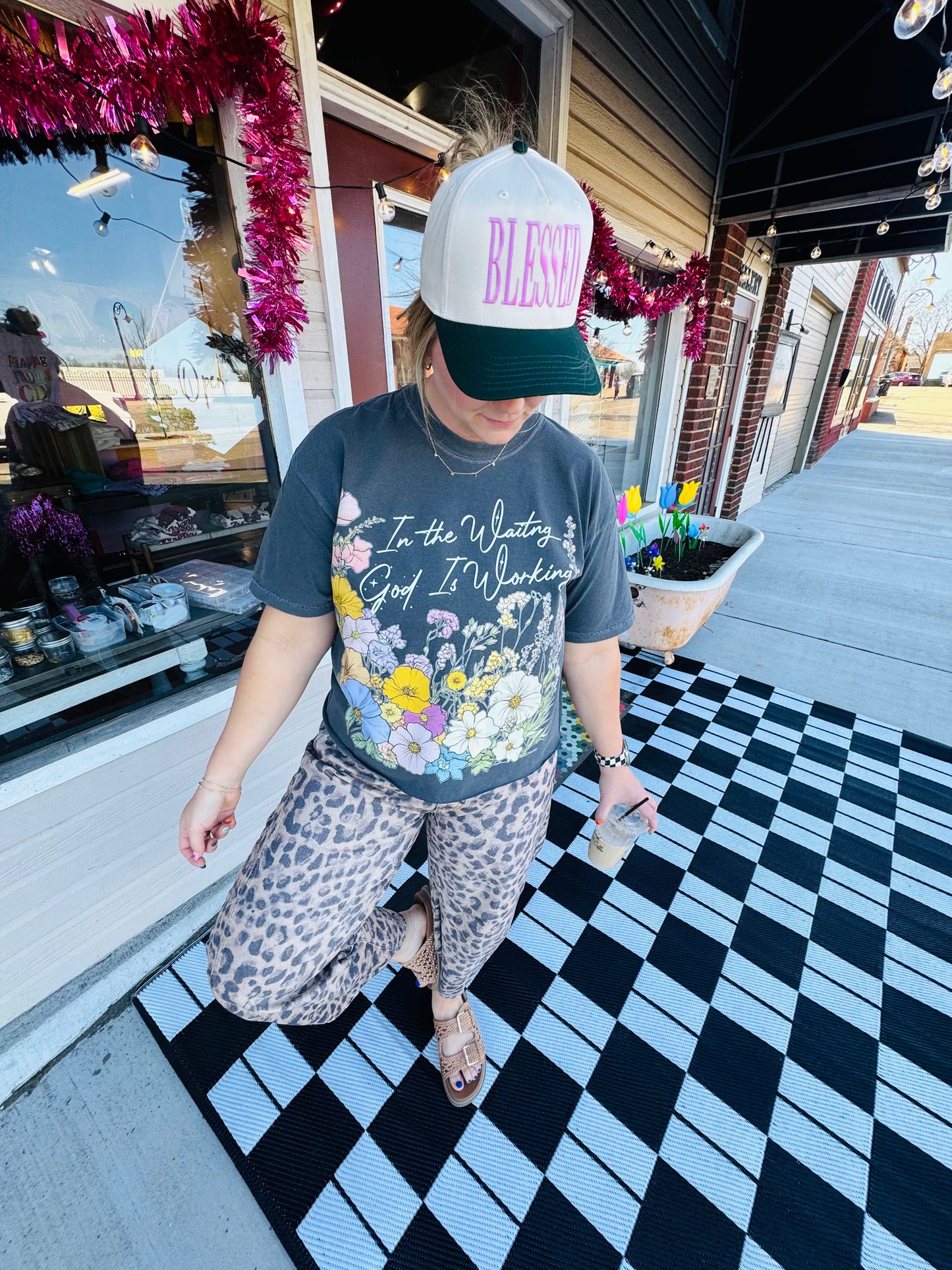 God is Working Graphic Tee