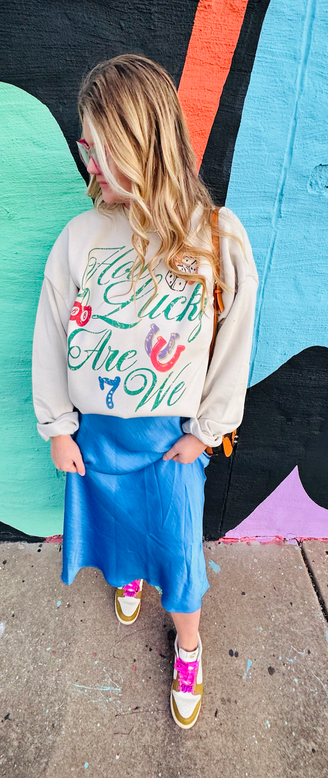 How Lucky Are We Sweatshirt