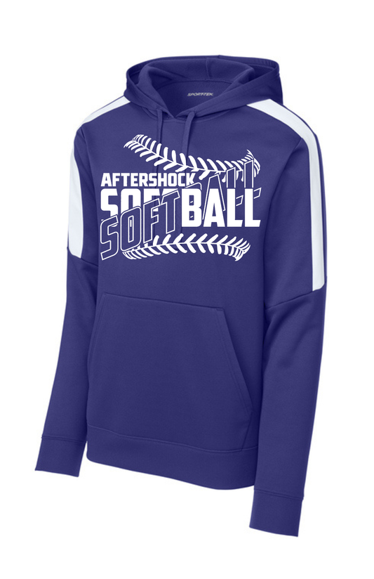 Afterschock two tone dri fit purple Sweatshirt