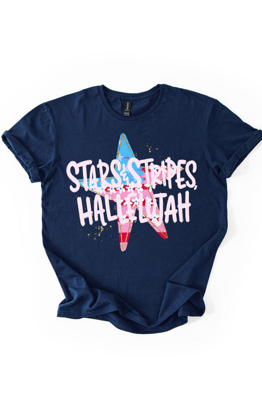 Stars and stripes pink