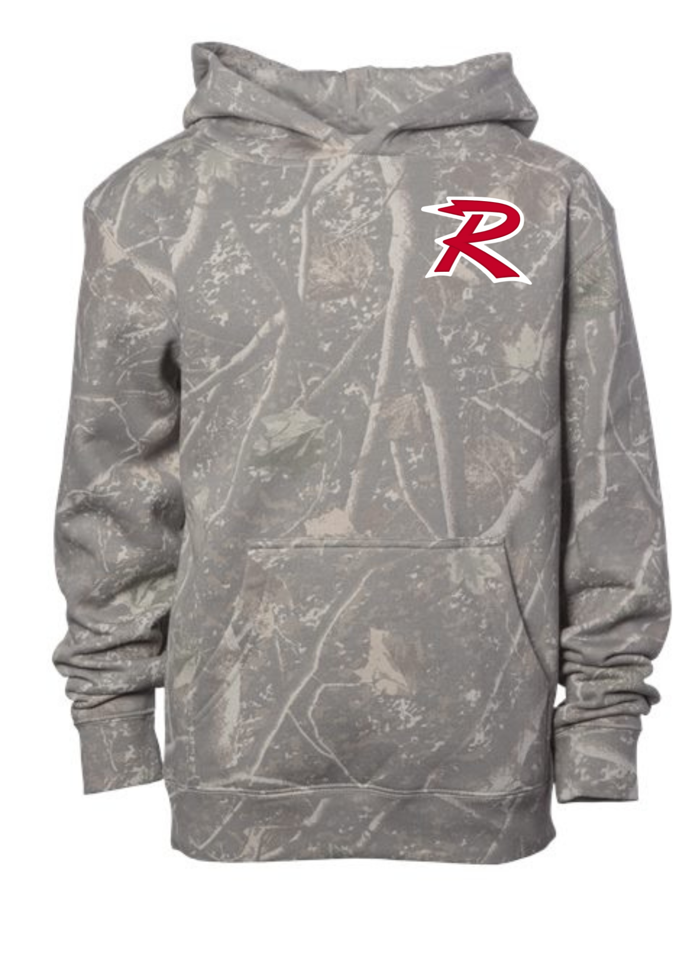 "R" Washed Camo Hoodie