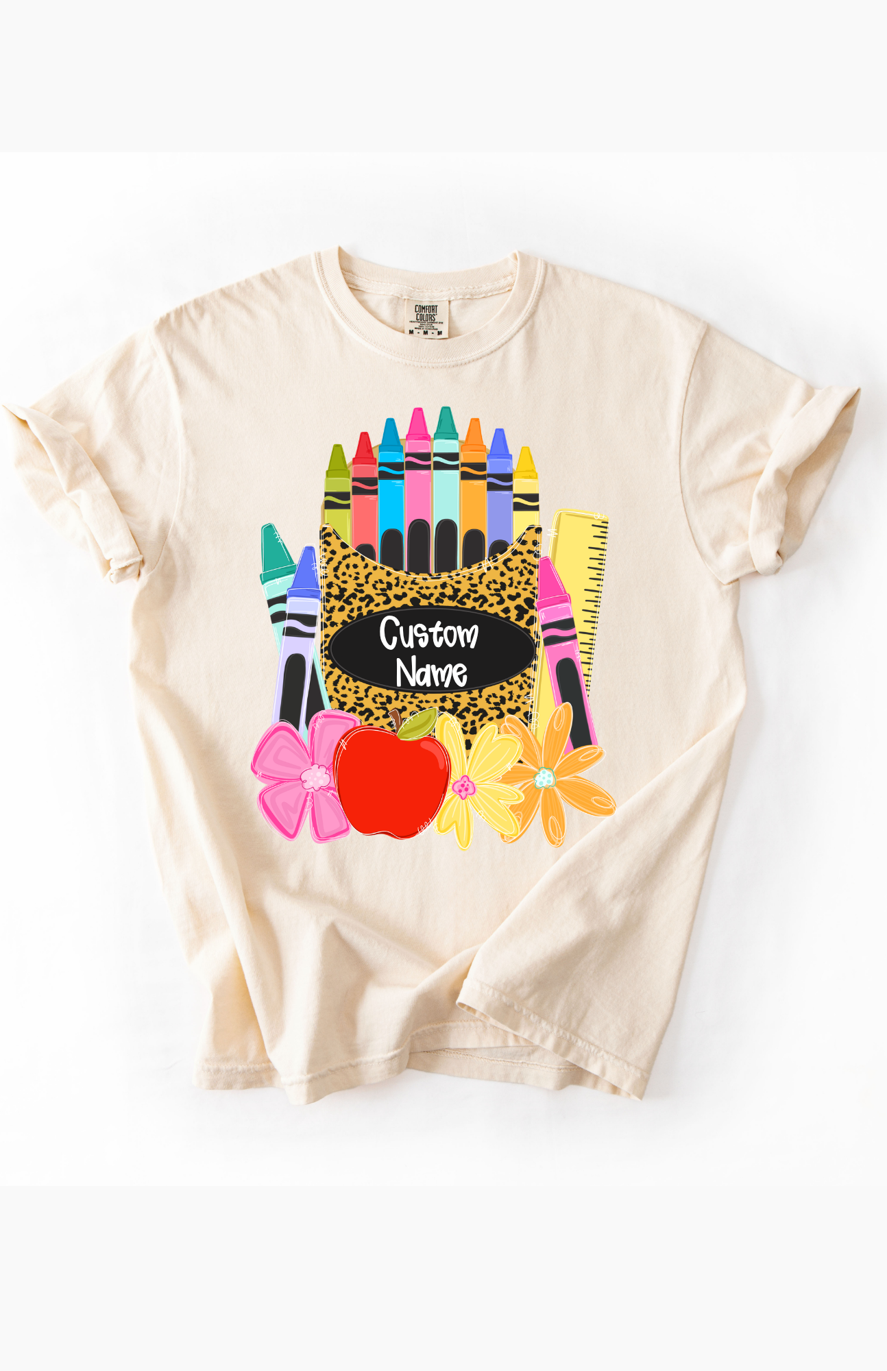 Custom Name Crayon Tee