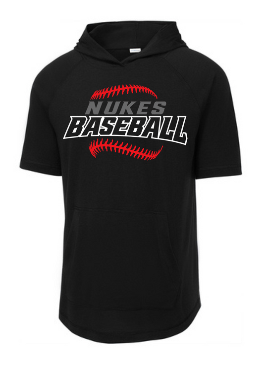 Nukes Baseball Moisture Wicking Hooded Short Sleeve