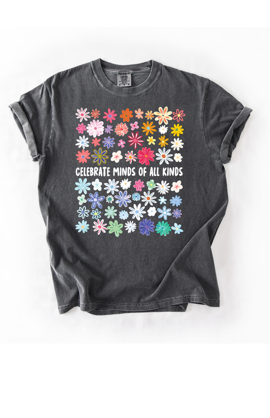 Celebrate Minds Floral Tee