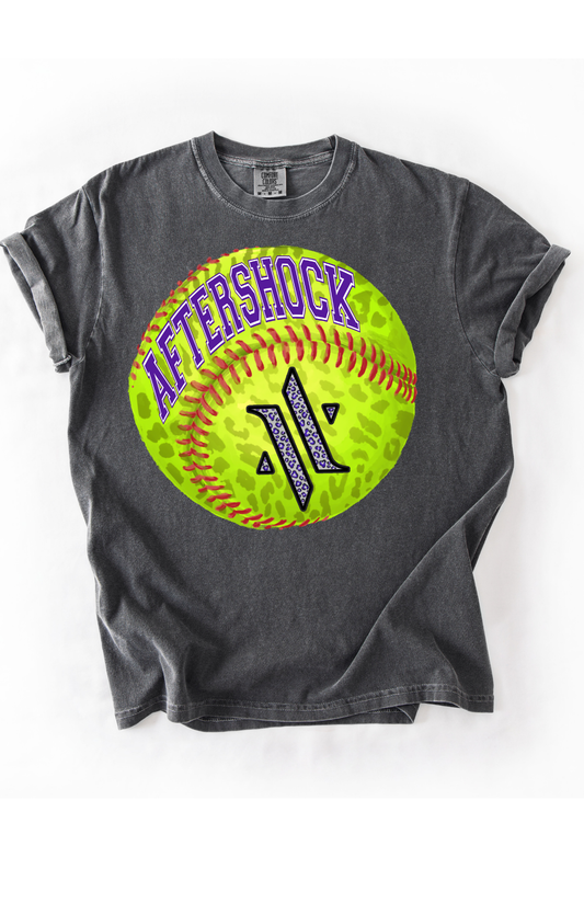Aftershock Softball Cheetah Tee