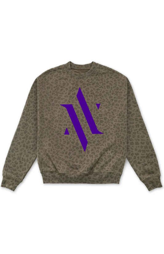 Aftershock Cheetah Crewneck