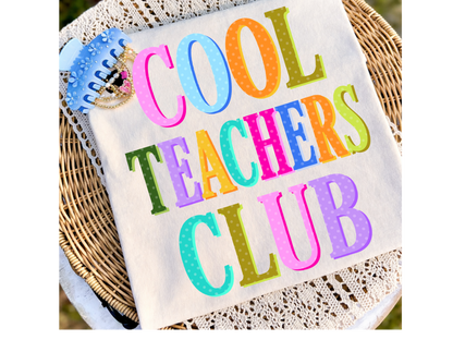 Cool teachers club cream