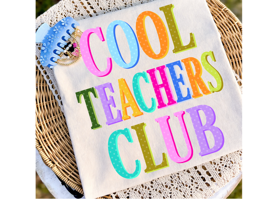Cool teachers club cream