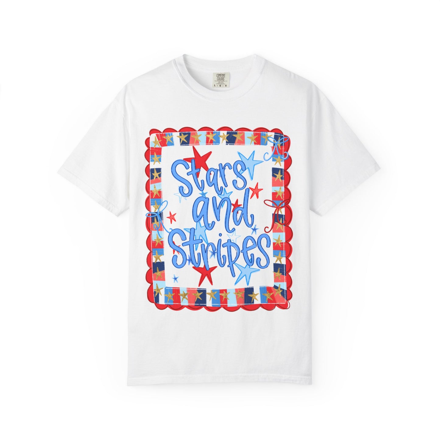 "Stars and Stripes" Patriotic Graphic Tee