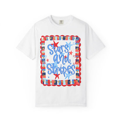 "Stars and Stripes" Patriotic Graphic Tee