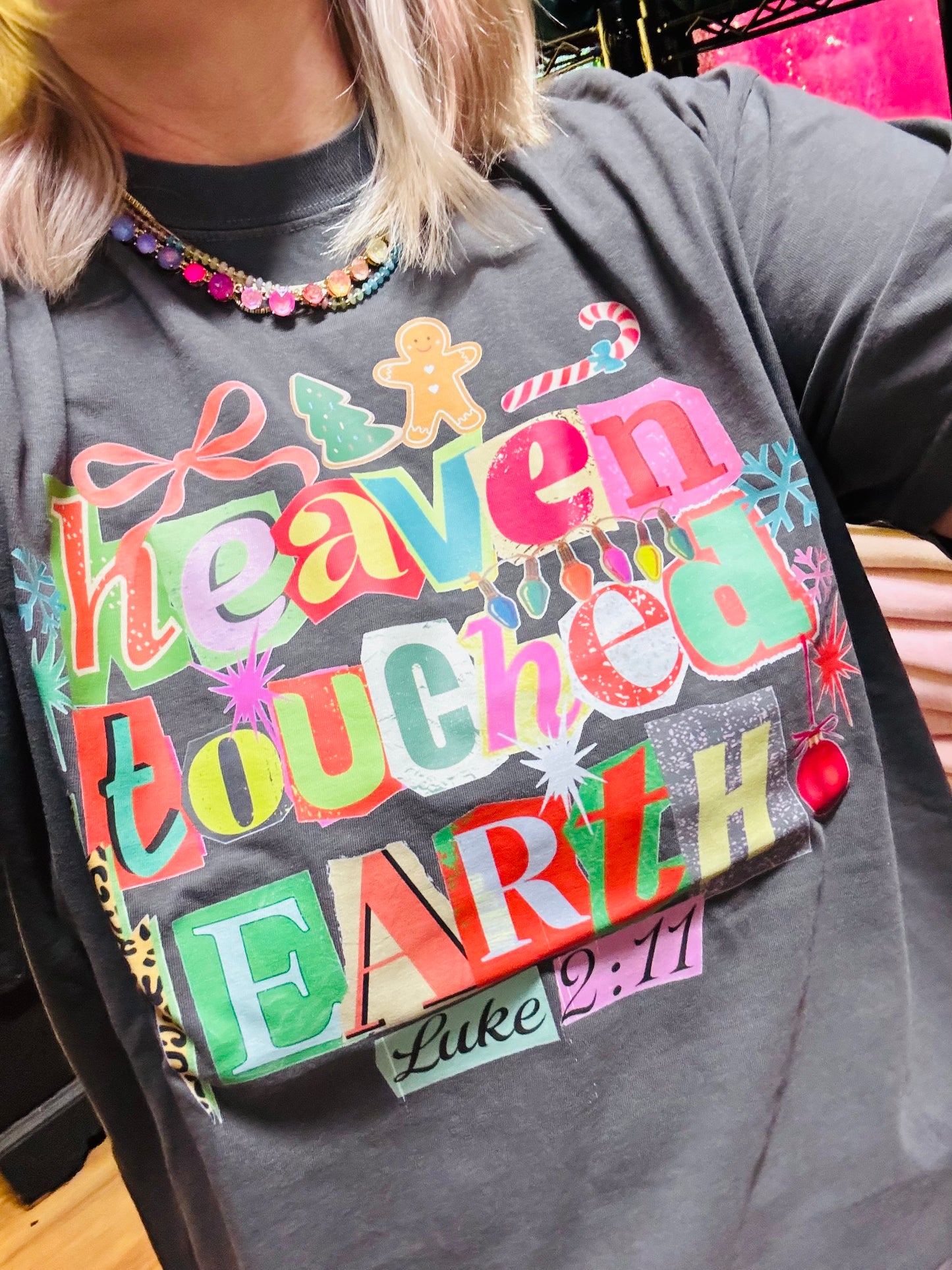 Heaven Touched Earth Scrapbook Letters