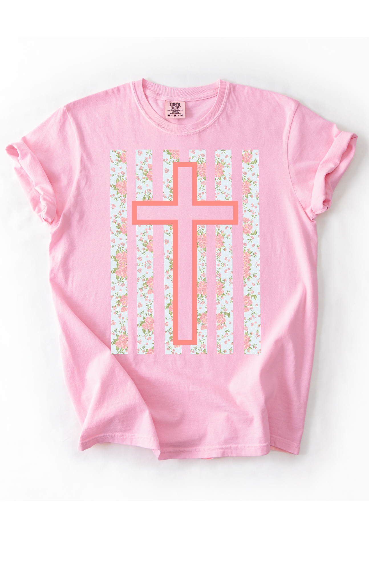 Floral Cross Tee