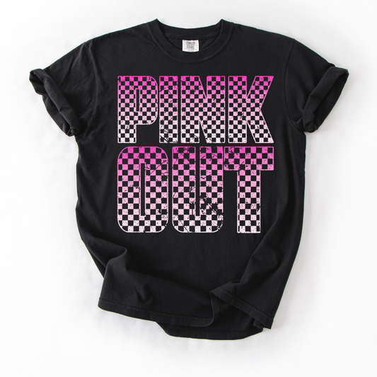 Pink Out Checkered