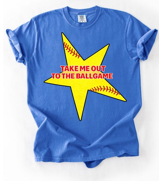 Take me out to the ball game, softball or baseball