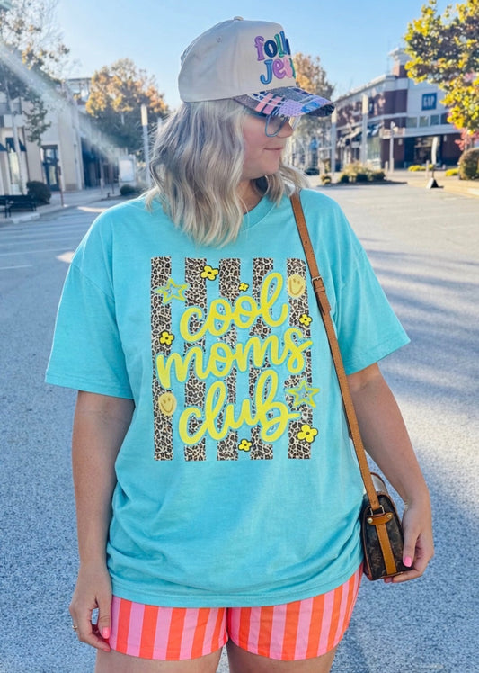 Cool Moms Club cheetah tee