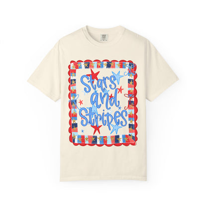 "Stars and Stripes" Patriotic Graphic Tee