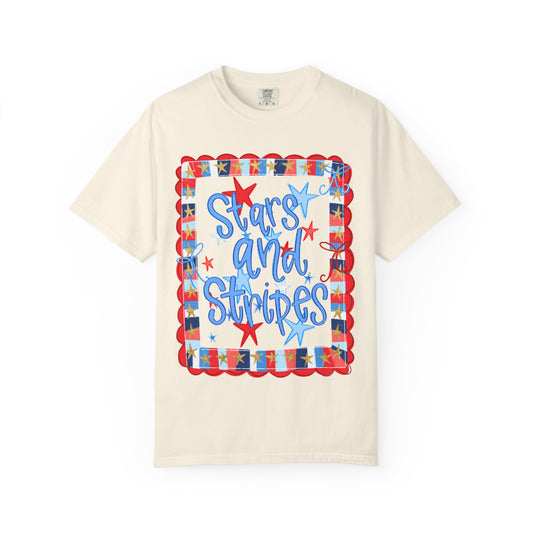 "Stars and Stripes" Patriotic Graphic Tee