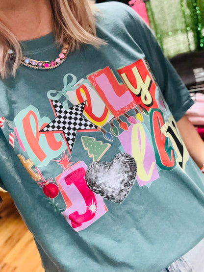 Holly Jolly Scrapbook Letters