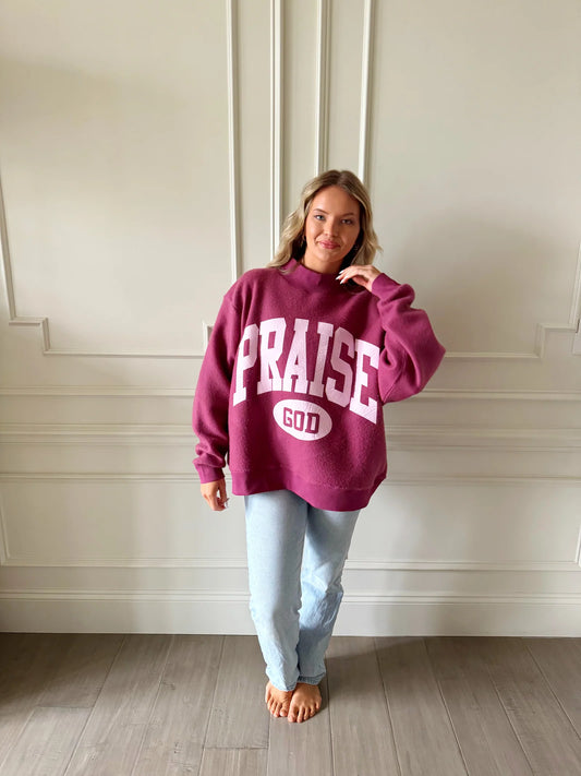 PRAISE GOD Mock Neck - PREORDER!