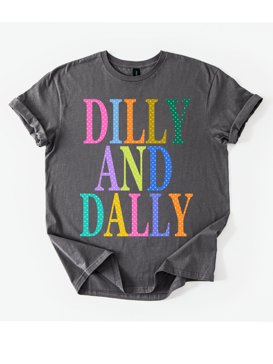 Dilly and dally tee (pepper)