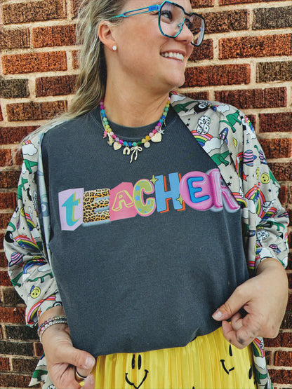 Preppy Glass Bead Necklace