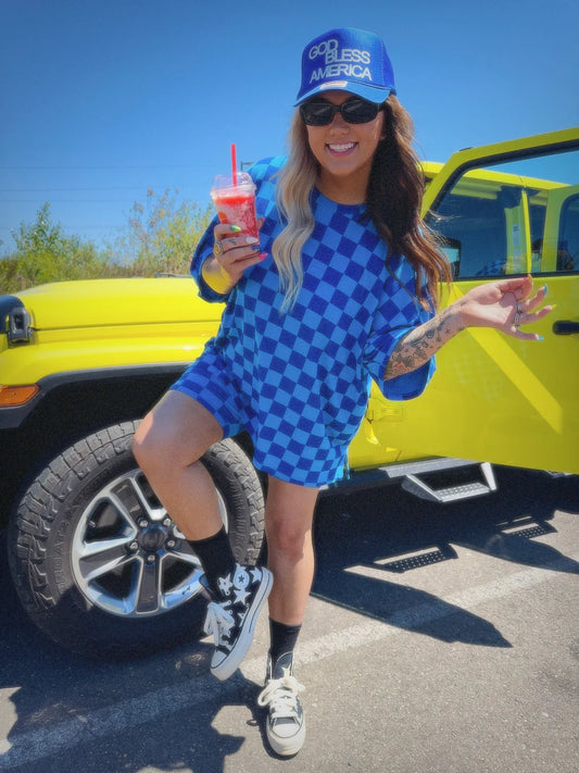 Blue Biker Set