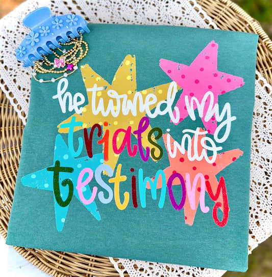 Trials into Testimony Tee