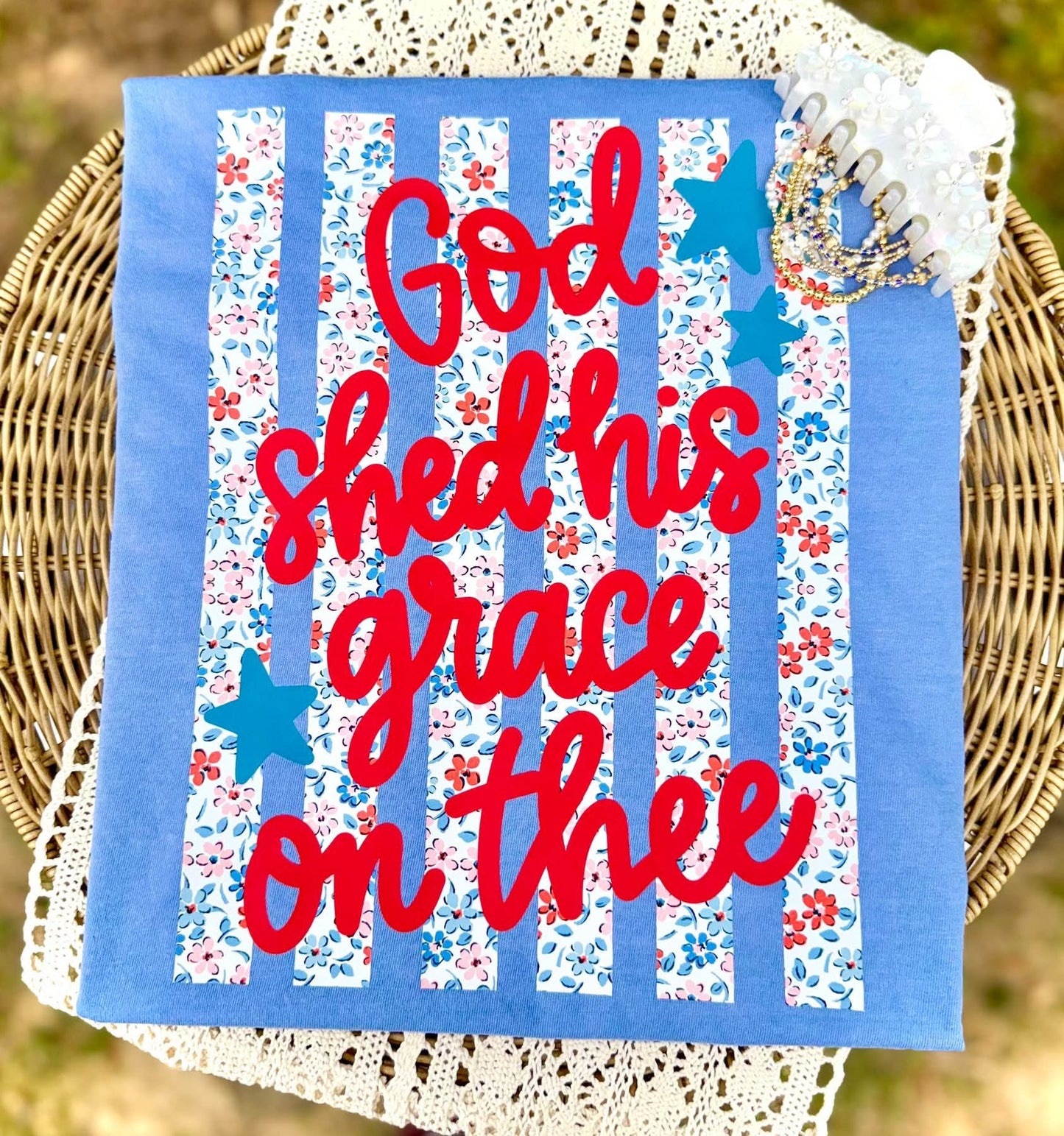 God Shed His Grace Tee