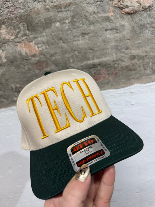 Tech Gold Stitch Hat