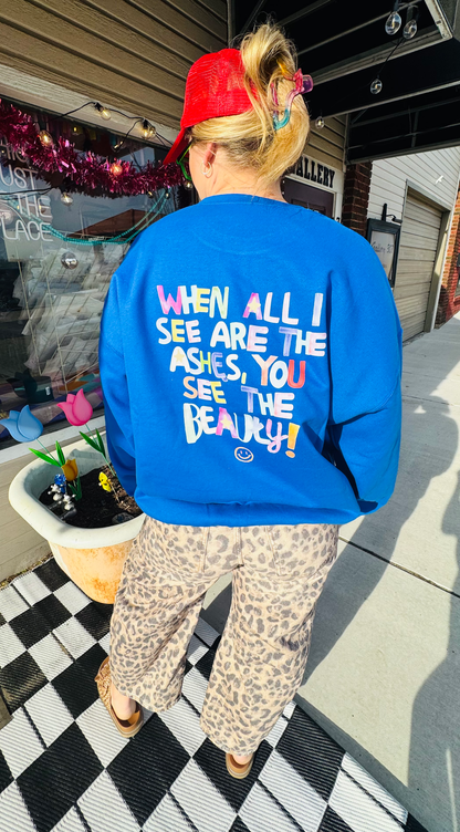 Smiley Jesus Graphic Sweatshirt