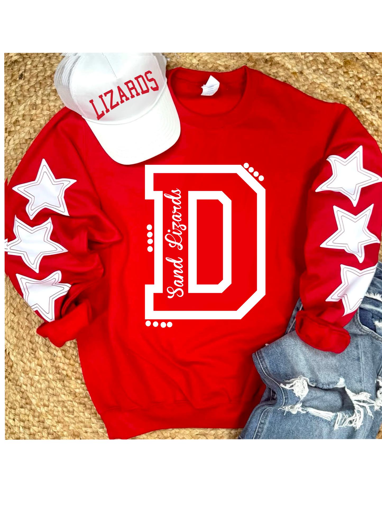 Custom Star Sweatshirt or Tee