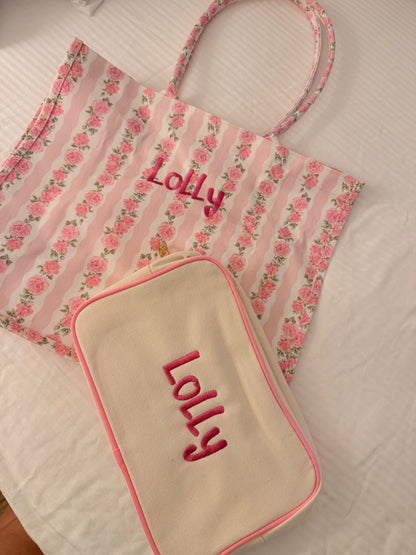 Bold Zip Pouches (Large and Small)