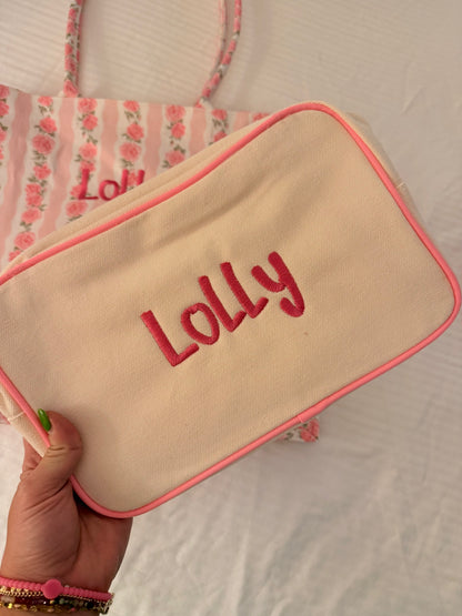 Bold Zip Pouches (Large and Small)